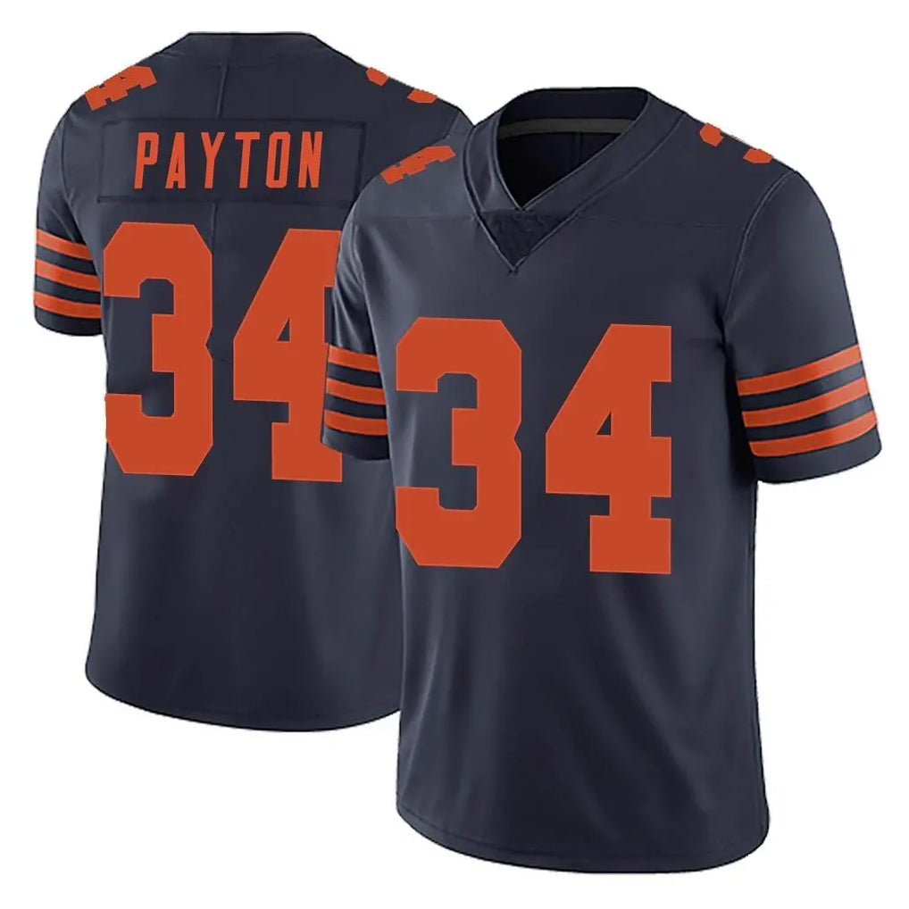 Tlead C.Bears #34 Walter Payton Player Navy Blue Alternate Vapor Untouchable Limited Stitched Jerseys