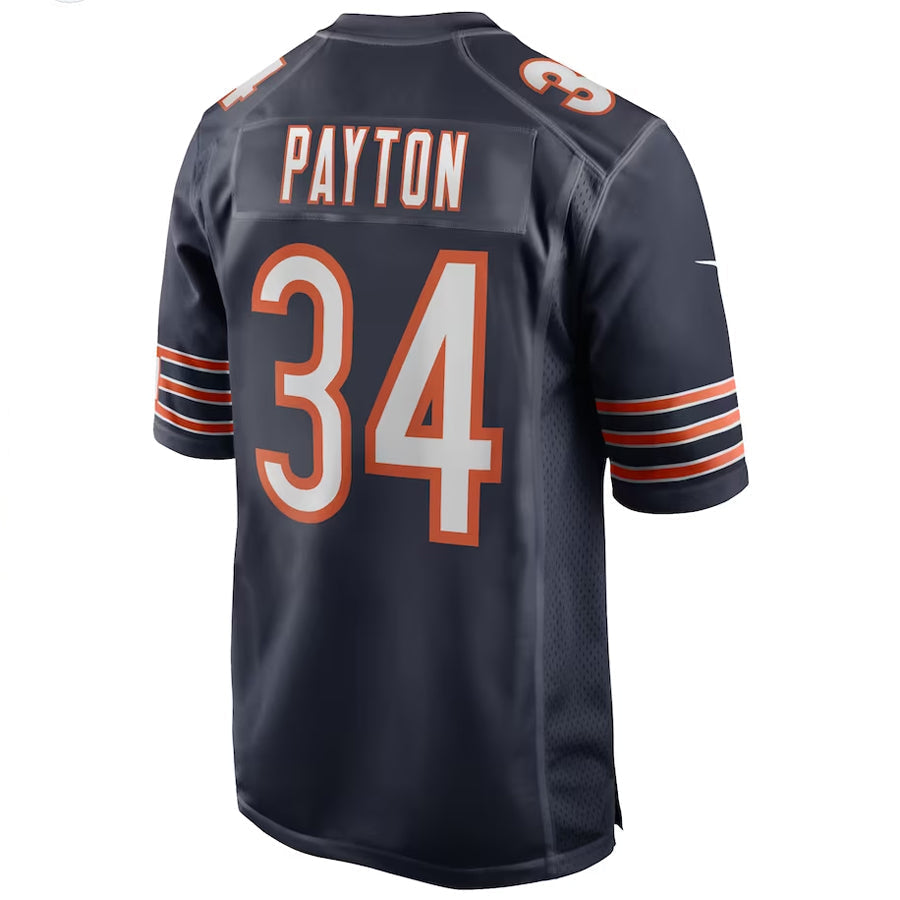 Tlead C.Bears #34 Walter Payton Player Navy Home Game Stitched Jerseys