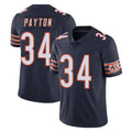 Tlead C.Bears #34 Walter Payton Player Navy Vapor Untouchable Limited Home Game Stitched Jerseys