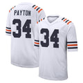 Tlead C.Bears #34 Walter Payton Player White Classic Home Game Stitched Jerseys