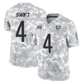 Tlead C.Bears #4 D'Andre Swift Player Arctic Camo Salute to Service Limited Stitched Jerseys