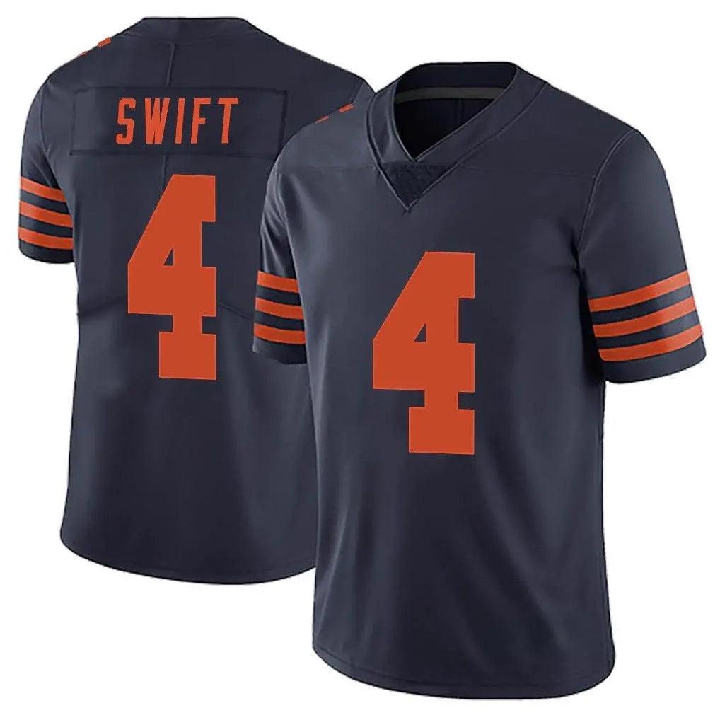 Tlead C.Bears #4 D'Andre Swift Player Navy Blue Alternate Vapor Untouchable Limited Stitched Jerseys