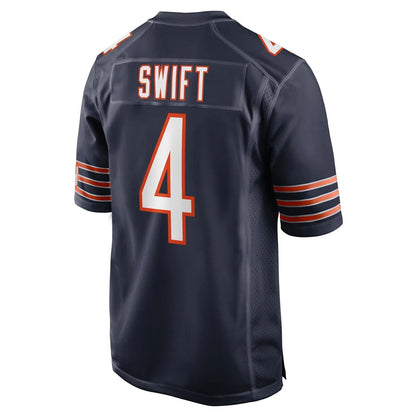 Tlead C.Bears #4 D'Andre Swift Player Navy Home Game Stitched Jerseys