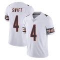 Tlead C.Bears #4 D'Andre Swift Player White Vapor Untouchable Limited Home Game Stitched Jerseys