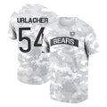 Tlead C.Bears #54 Brian Urlacher Player Arctic Camo Salute to Service Performance T-Shirt Limited Stitched Jerseys