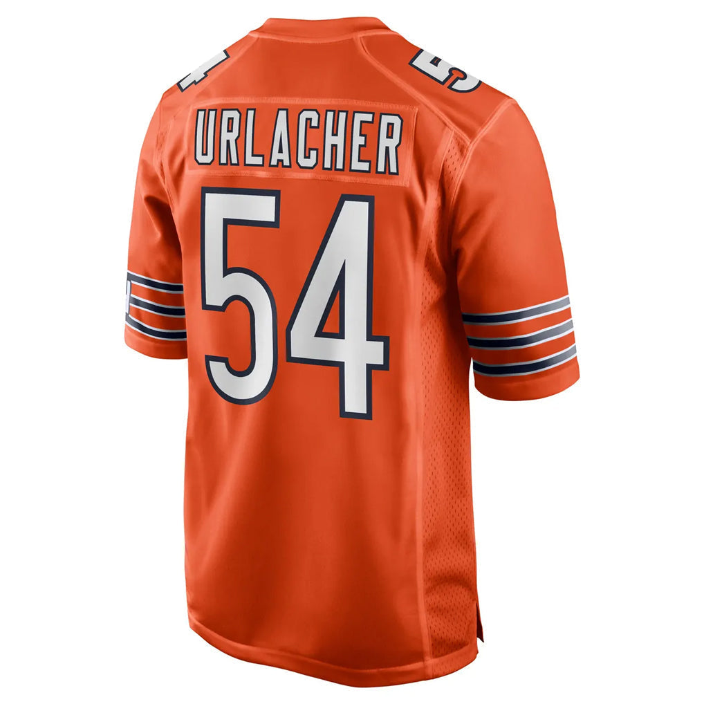 Tlead C.Bears #54 Brian Urlacher Player Orange Home Game Stitched Jerseys