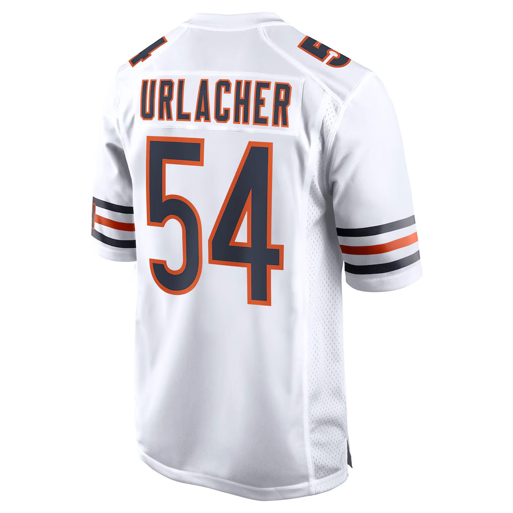 Tlead C.Bears #54 Brian Urlacher Player White Home Game Stitched Jerseys