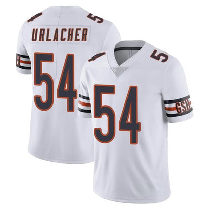 Tlead C.Bears #54 Brian Urlacher Player White Vapor Untouchable Limited Home Game Stitched Jerseys