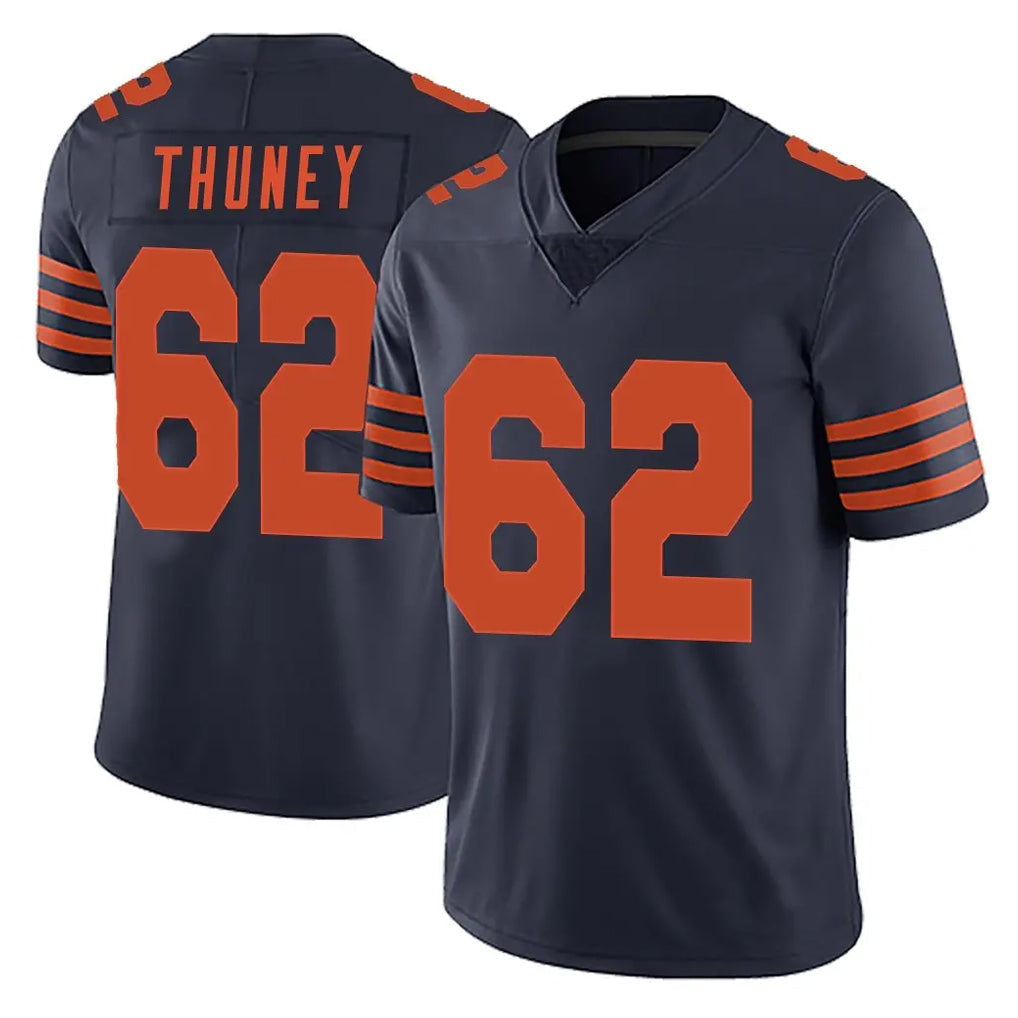 Tlead C.Bears #62 Joe Thuney Player Navy Blue Alternate Vapor Untouchable Limited Stitched Jerseys