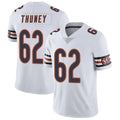 Tlead C.Bears #62 Joe Thuney Player White Vapor Untouchable Limited Home Game Stitched Jerseys