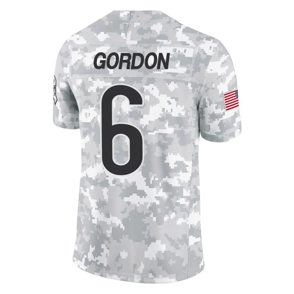 Tlead C.Bears #6 Kyler Gordon Player Arctic Camo Salute to Service Limited Stitched Jerseys