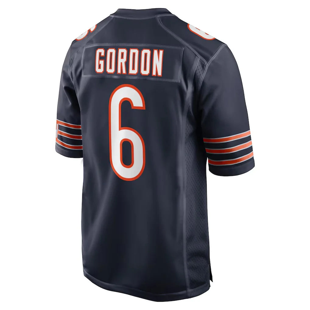 Tlead C.Bears #6 Kyler Gordon Player Navy Home Game Stitched Jerseys