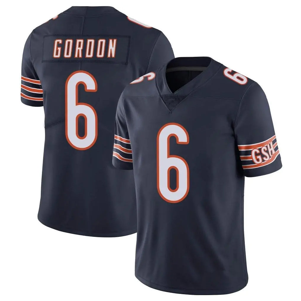 Tlead C.Bears #6 Kyler Gordon Player Navy Vapor Untouchable Limited Home Game Stitched Jerseys