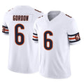 Tlead C.Bears #6 Kyler Gordon Player White Vapor F.U.S.E. Limited Home Game Stitched Jerseys