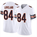 Tlead C.Bears #84 Colston Loveland Player F.U.S.E. Limited White Game  Stitched Jerseys