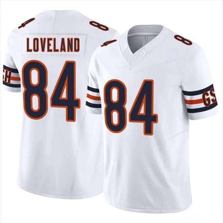 Tlead C.Bears #84 Colston Loveland Player F.U.S.E. Limited White Game  Stitched Jerseys