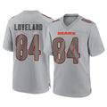 Tlead C.Bears #84 Colston Loveland Player Gray Atmosphere Fashion Game Stitched Jerseys