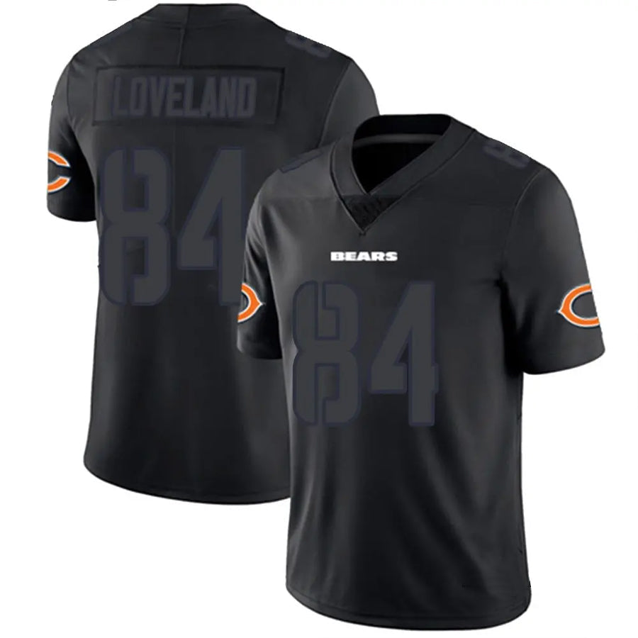 Tlead C.Bears #84 Colston Loveland Player Limited Black Impact Stitched Jerseys