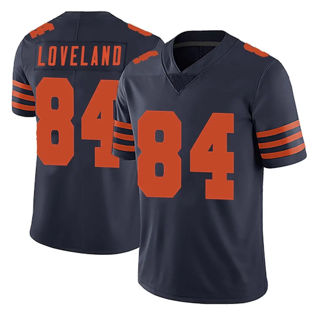 Tlead C.Bears #84 Colston Loveland Player Navy Blue Alternate Vapor Untouchable Limited Stitched Jerseys