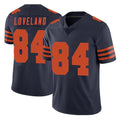 Tlead C.Bears #84 Colston Loveland Player Navy Blue Alternate Vapor Untouchable Limited Stitched Jerseys