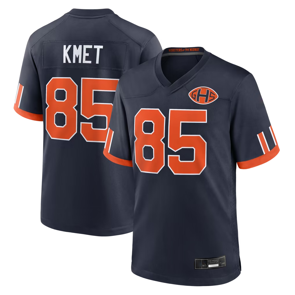 Tlead C.Bears #85 Cole Kmet Navy  2026 Rivalries Collection Game Stitched Jerseys