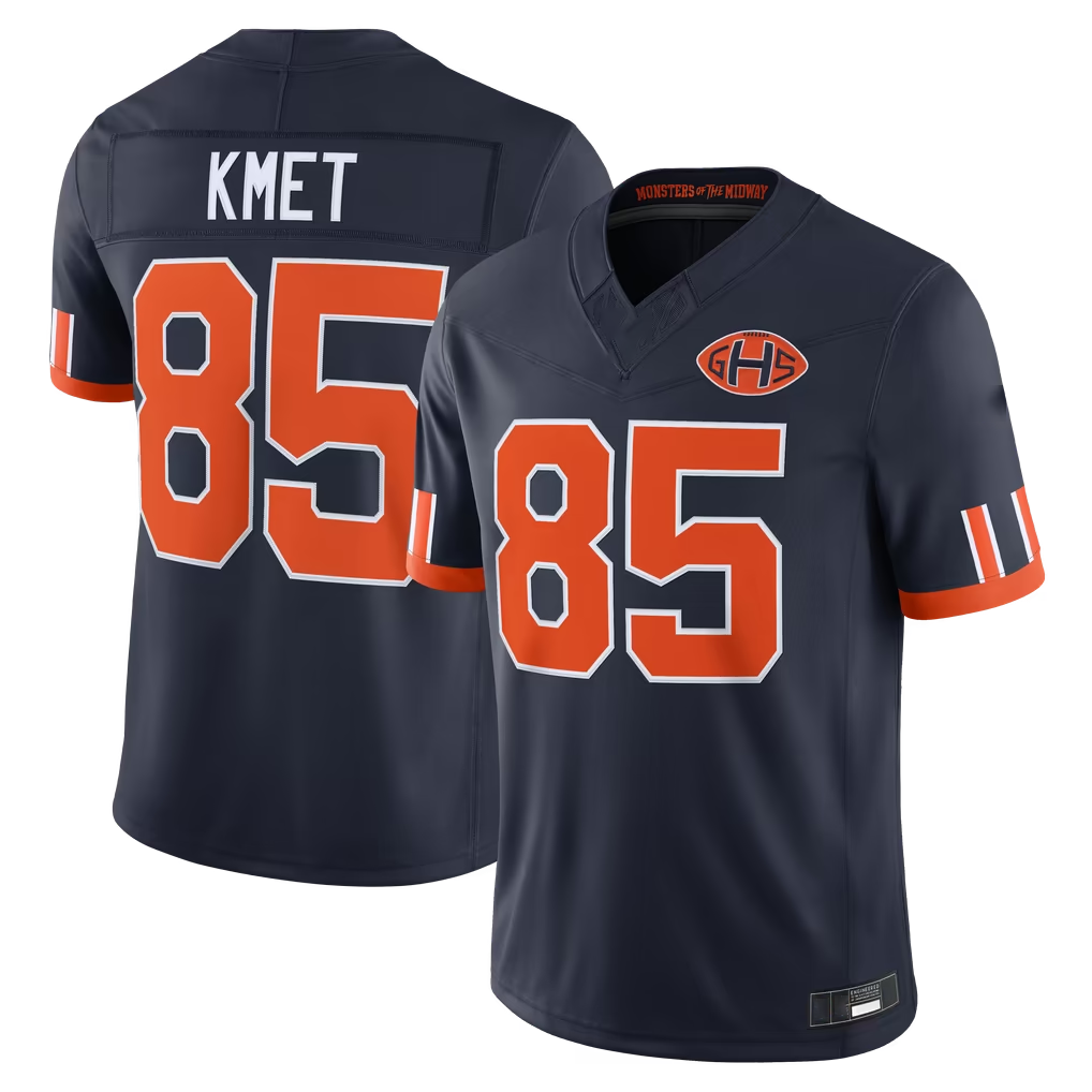 Tlead C.Bears #85 Cole Kmet Navy 2026 Rivalries Collection Limited Stitched Jerseys