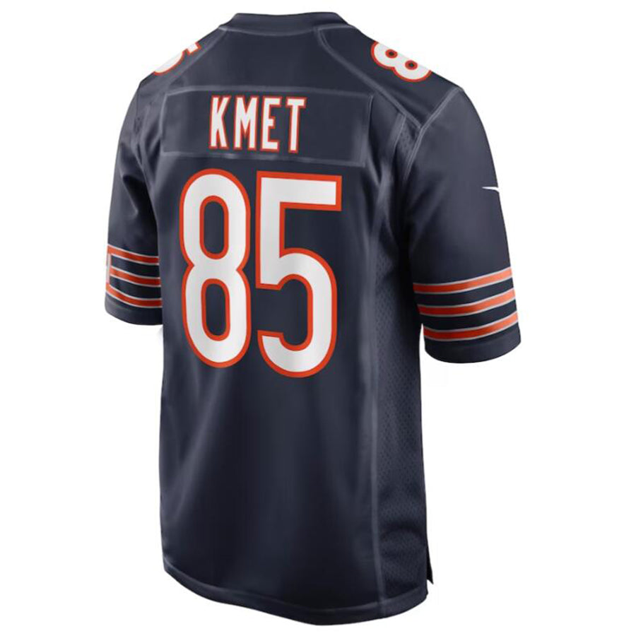 Tlead C.Bears #85 Cole Kmet Navy Player Game Jersey American Stitched Jersey