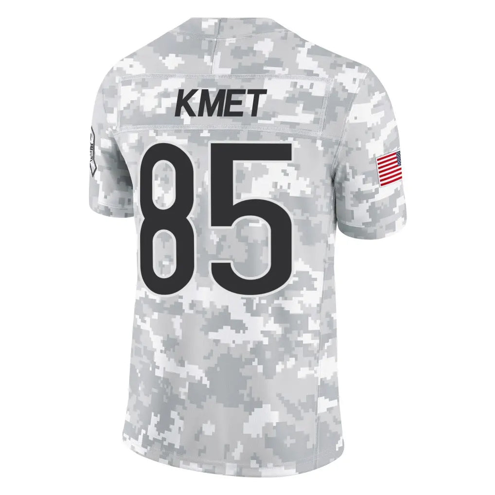 Tlead C.Bears #85 Cole Kmet Player Arctic Camo Salute to Service Limited Stitched Jerseys