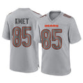 Tlead C.Bears #85 Cole Kmet Player Gray Atmosphere Fashion Game Stitched Jerseys