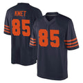 Tlead C.Bears #85 Cole Kmet Player Navy Blue Alternate Game Stitched Jerseys