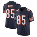 Tlead C.Bears #85 Cole Kmet Player Navy Vapor Untouchable Limited Home Game Stitched Jerseys