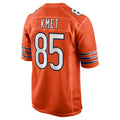 Tlead C.Bears #85 Cole Kmet Player Orange Home Game Stitched Jerseys