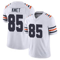 Tlead C.Bears #85 Cole Kmet Player White Classic Vapor Limited Home Game Stitched Jerseys