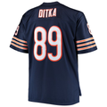Tlead C.Bears #89 Mike Ditka Mitchell & Ness Navy Big & Tall 1966 Retired Player Replica Jersey