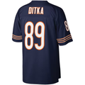 Tlead C.Bears #89 Mike Ditka Mitchell & Ness Navy Retired Player Legacy Replica Jersey