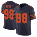 Tlead C.Bears #98 Montez Sweat Player Navy Blue Alternate Vapor Untouchable Limited Stitched Jerseys
