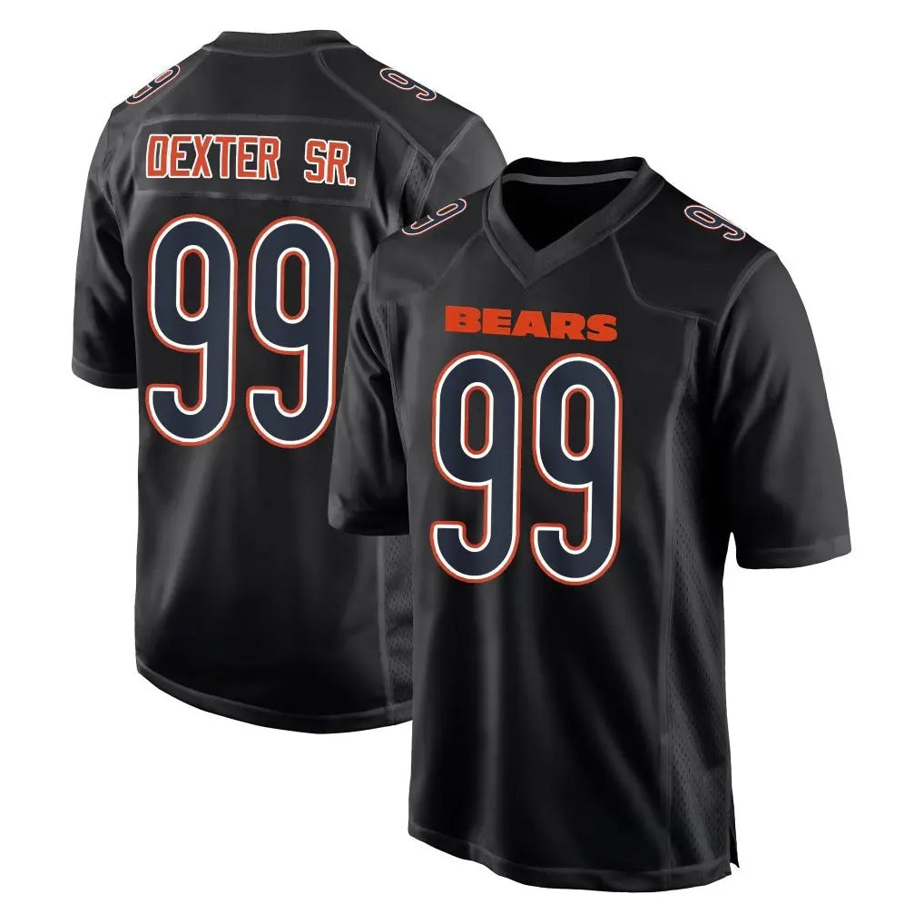 Tlead C.Bears #99 Gervon Dexter Sr. Player Carbon Black Fashion Game Stitched Jerseys