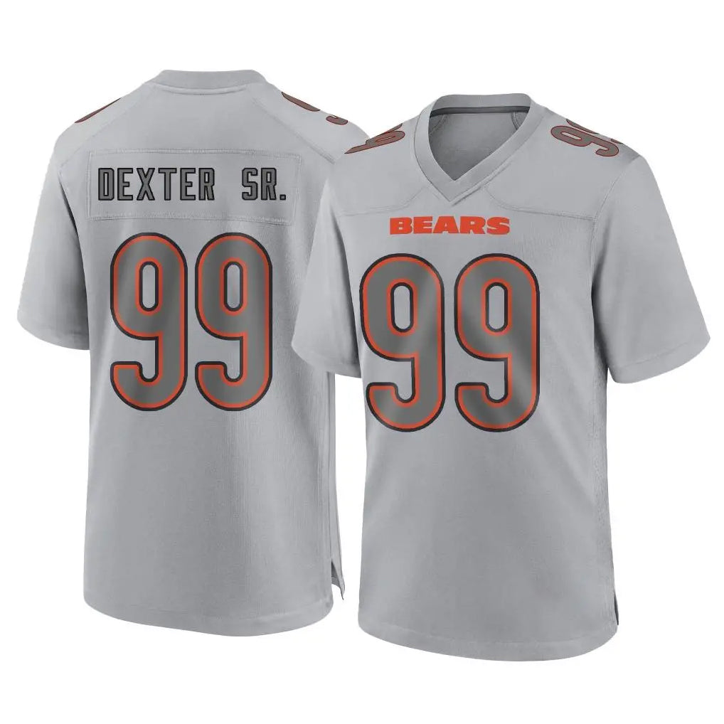 Tlead C.Bears #99 Gervon Dexter Sr. Player Gray Atmosphere Fashion Game Stitched Jerseys