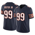 Tlead C.Bears #99 Gervon Dexter Sr. Player Navy Vapor F.U.S.E. Limited Home Game Stitched Jerseys