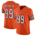 Tlead C.Bears #99 Gervon Dexter Sr. Player Orange Vapor F.U.S.E. Limited Home Game Stitched Jerseys