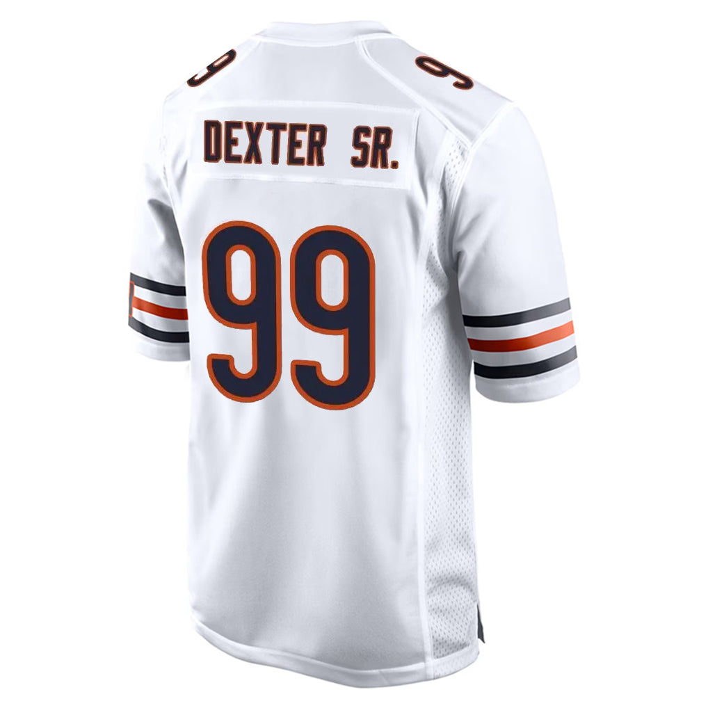 Tlead C.Bears #99 Gervon Dexter Sr. Player White Home Game Stitched Jerseys