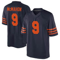 Tlead C.Bears #9 Jim McMahon Player Navy Blue Alternate Game Stitched Jerseys