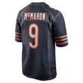 Tlead C.Bears #9 Jim McMahon Player Navy Home Game Stitched Jerseys