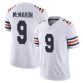 Tlead C.Bears #9 Jim McMahon Player White Classic Vapor Limited Home Game Stitched Jerseys