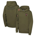Tlead C.Bengals Olive Salute to Service Pullover Hoodies Limited Blank Player Stitched Jerseys