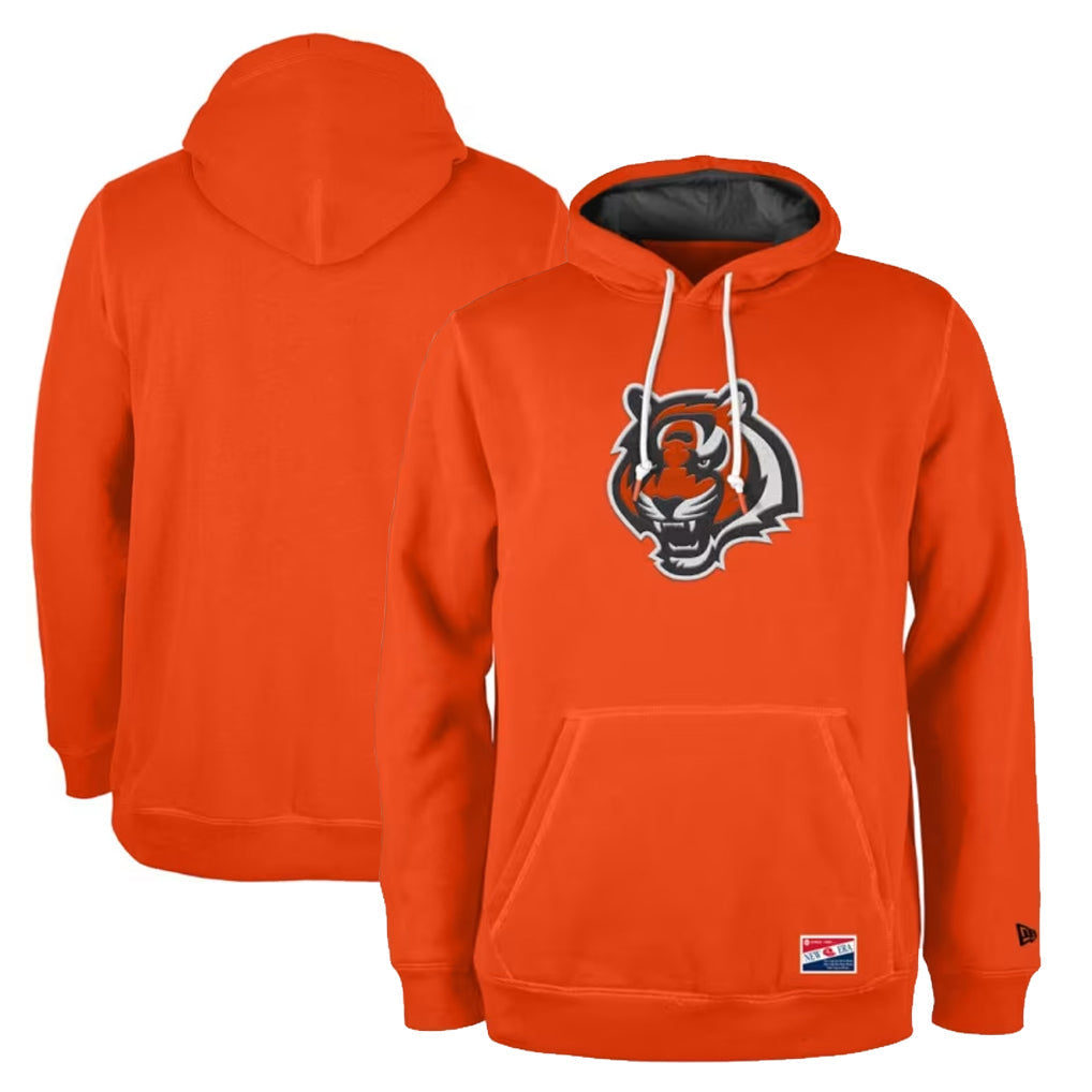 Tlead C.Bengals Orange Salute to Service Pullover Hoodie Limited Blank Player Stitched Jerseys