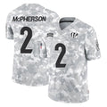 Tlead C.Bengals #2 Evan McPherson Player Arctic Camo Salute to Service Limited Stitched Jerseys