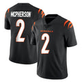 Tlead C.Bengals #2 Evan McPherson Player Black Vapor Untouchable Limited Home Game Stitched Jerseys