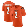 Tlead C.Bengals #2 Evan McPherson Player Orange Home Game Stitched Jerseys