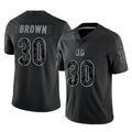 Tlead C.Bengals #30 Chase Brown Player Black RFLCTV Limited  Stitched Jerseys